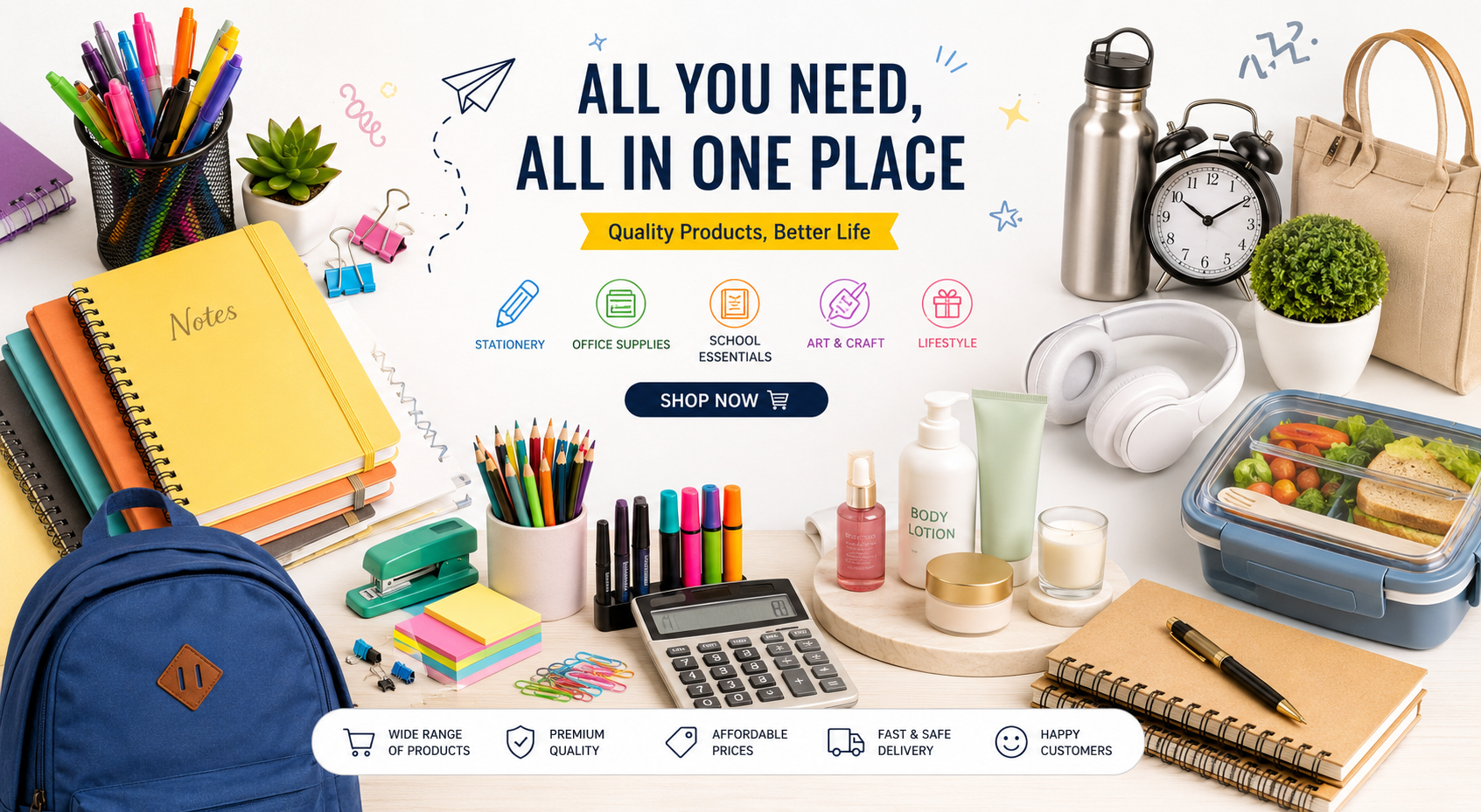 All you need, all in one place. Shop now.